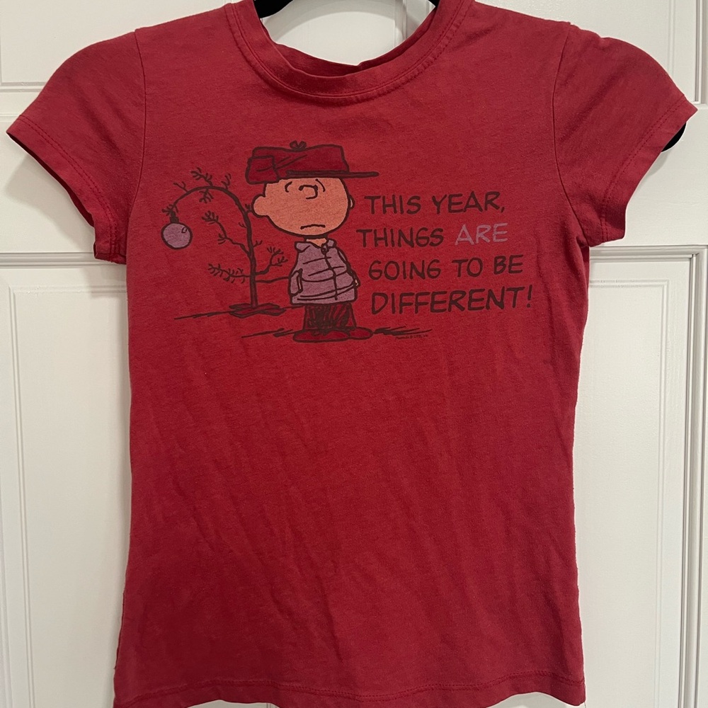 Peanuts Red Graphic Tee